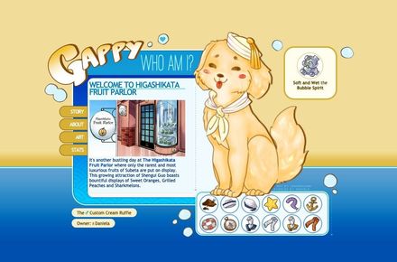 Pet Gappy that has hash based page navigation and a fun story.